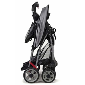 Kolcraft Cloud Plus Lightweight Compact Stroller, Slate Grey